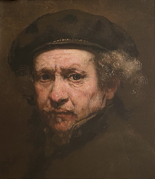 Rembrandt – 2.5D Digital Tactile Screen Printing, Numbered 3D Relief Printing, Dutch Baroque Masterpiece, Material Collectible Painting