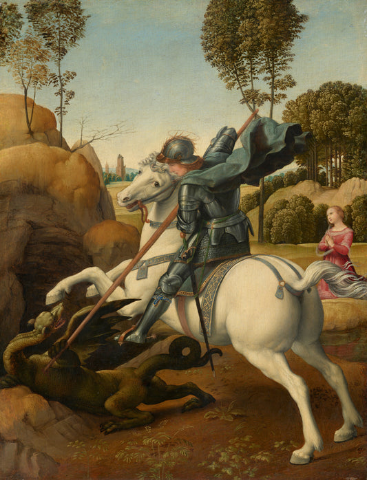 Raphael Sanzio: Saint George and the Dragon, 1506 (Magna Opera Replica™)